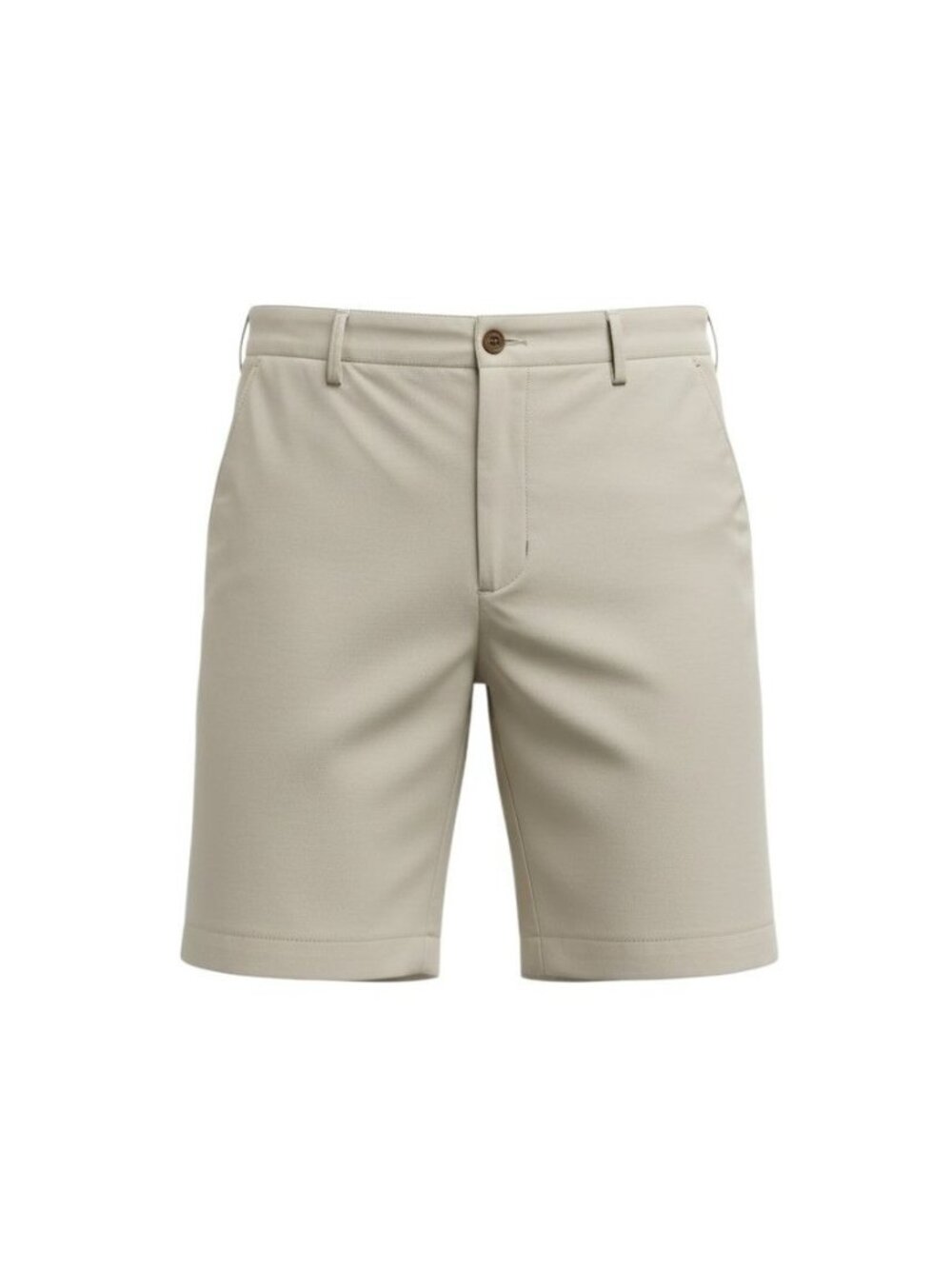 Greg Norman Mens Beige Flat Front Shorts Size 40